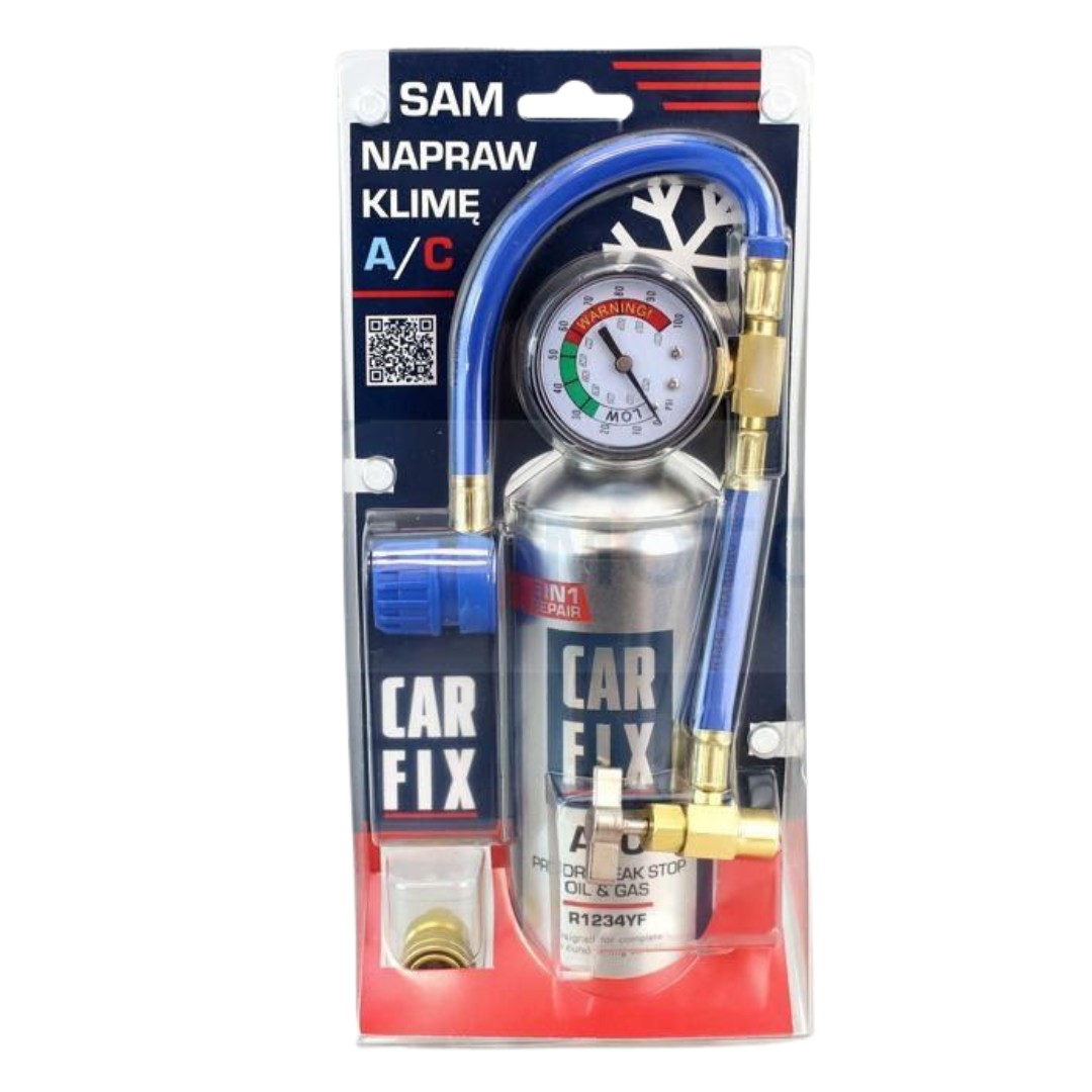 CARFIX A/C SET R1234YF PRO 5U1 + TLAČNO CRIJEVO S MANOMETROM - Slika 3